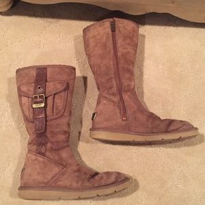 Tall zip-up Ugg boots
